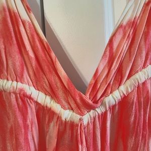 This is a polyblend maxi dress